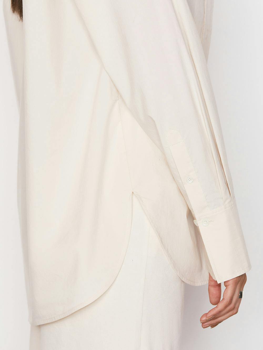 The Oversized Vacation Shirt -- Flax
